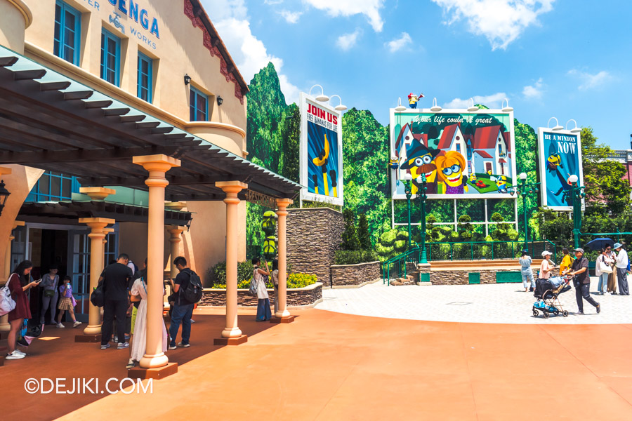 Universal Studios Singapore Minion Land Nearest Restrooms at Hollywood