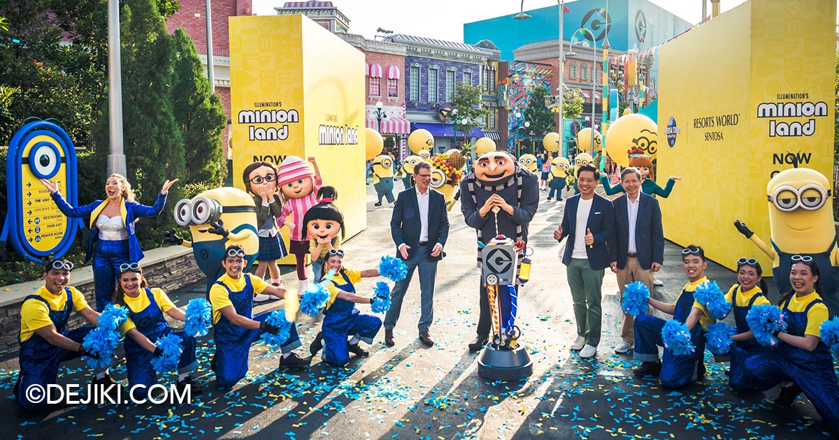 Universal Studios Singapore Minion Land Opening Ceremony fb