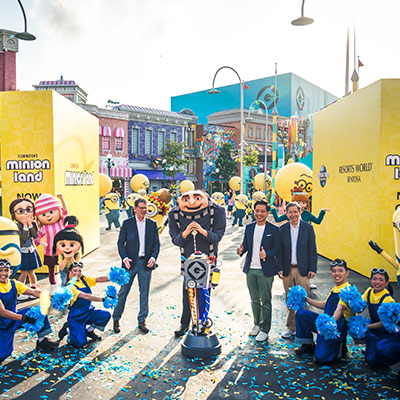 Universal Studios Singapore Minion Land Opening Ceremony sq