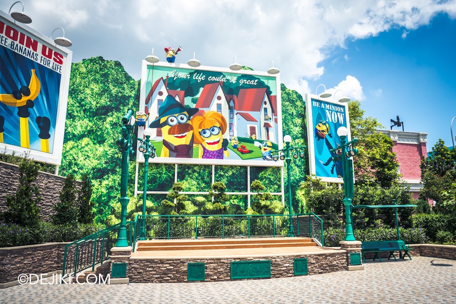 Universal Studios Singapore Minion Land Park Decor Main Stage