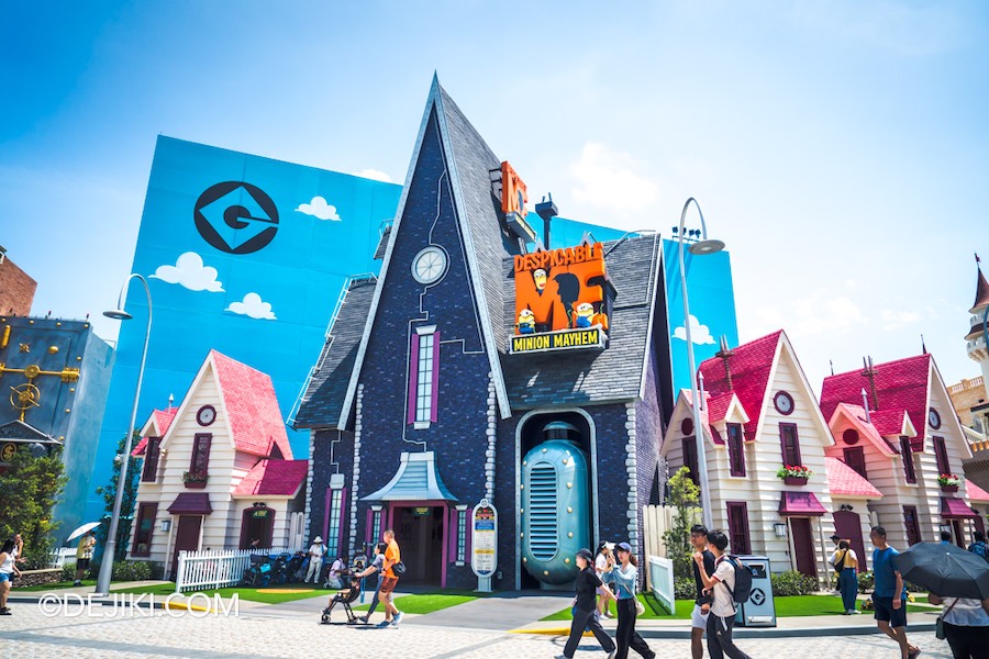 Universal Studios Singapore Minion Land Rides Despicable Me Minion Mayhem attraction entrance