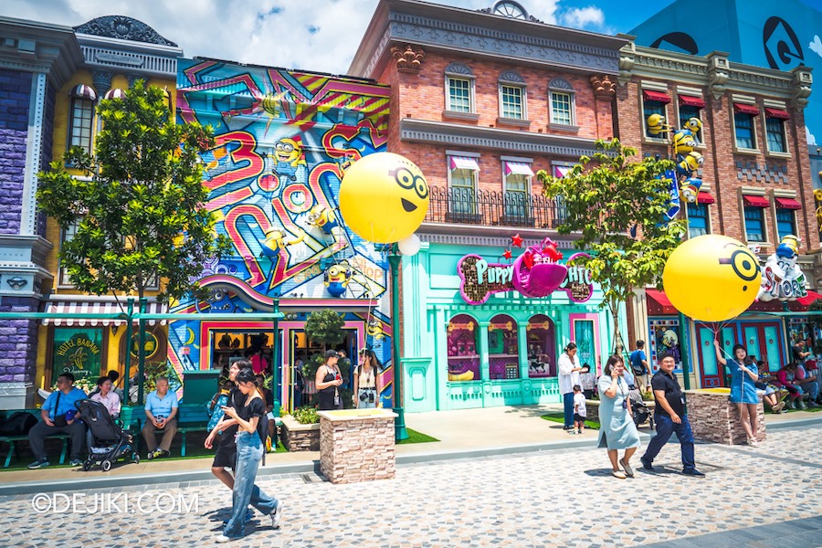 Universal Studios Singapore Minion Land Rides Minion Marketplace Buildings