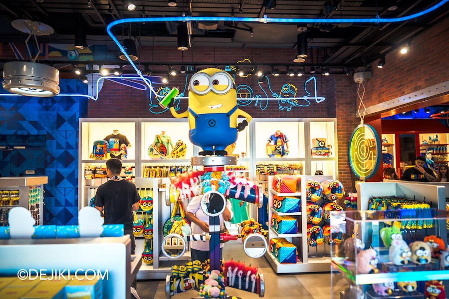 Universal Studios Singapore Minion Land Rides Minion Marketplace interior Pop Store