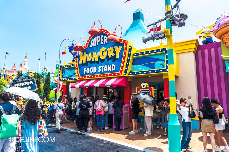 Universal Studios Singapore Minion Land Super Hungry Food Stand building front