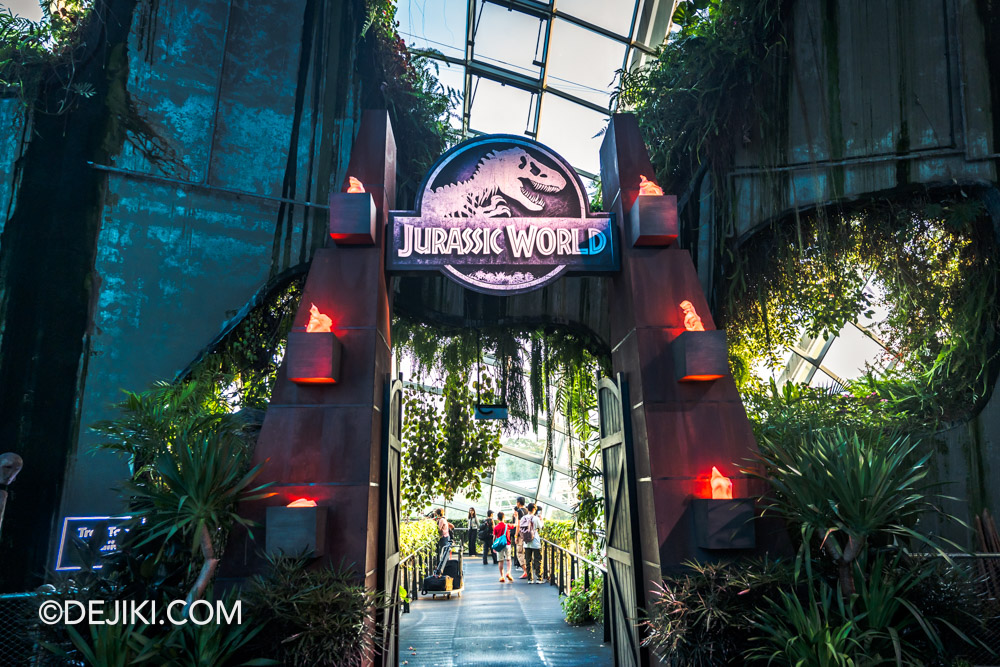Cloud Forest Jurassic World The Experience at Gardens by the Bay 11 Jurassic World Gate