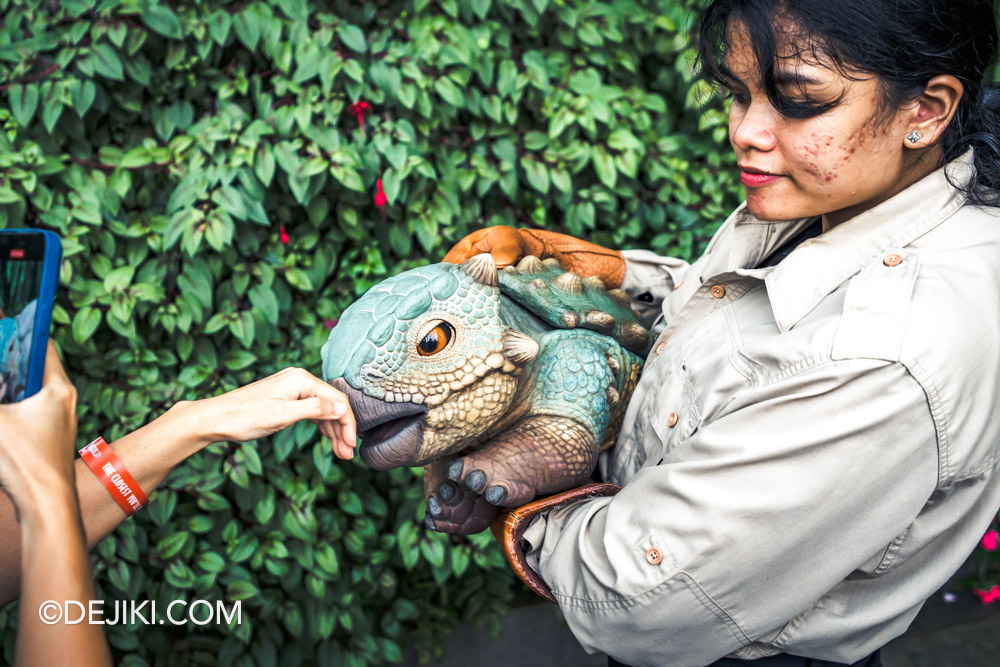 Cloud Forest Jurassic World The Experience at Gardens by the Bay 4 Petting Zoo closeup 2