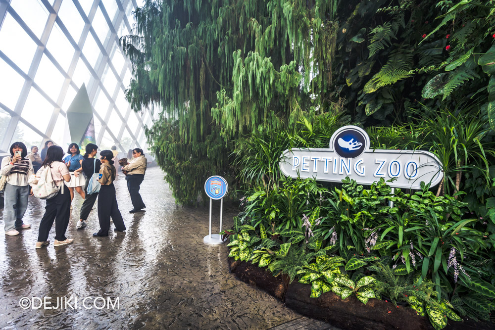 Cloud Forest Jurassic World The Experience at Gardens by the Bay 4 Petting Zoo wide