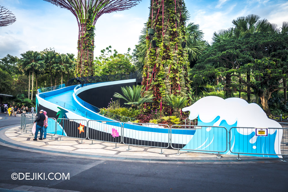 Gardens by the Bay Childrens Festival 2025 featuring Disney Lilo and Stitch The Great Ohana Wave slide