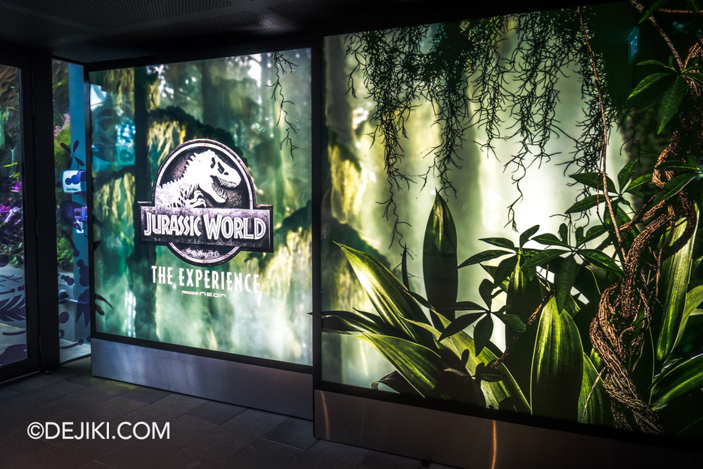 Gardens by the Bay Cloud Forest featuring Jurassic World The Experience sneak peek Entrance area