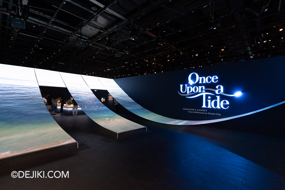 Once Upon a Tide at National Museum of Singapore 1 Entrance Foyer waves