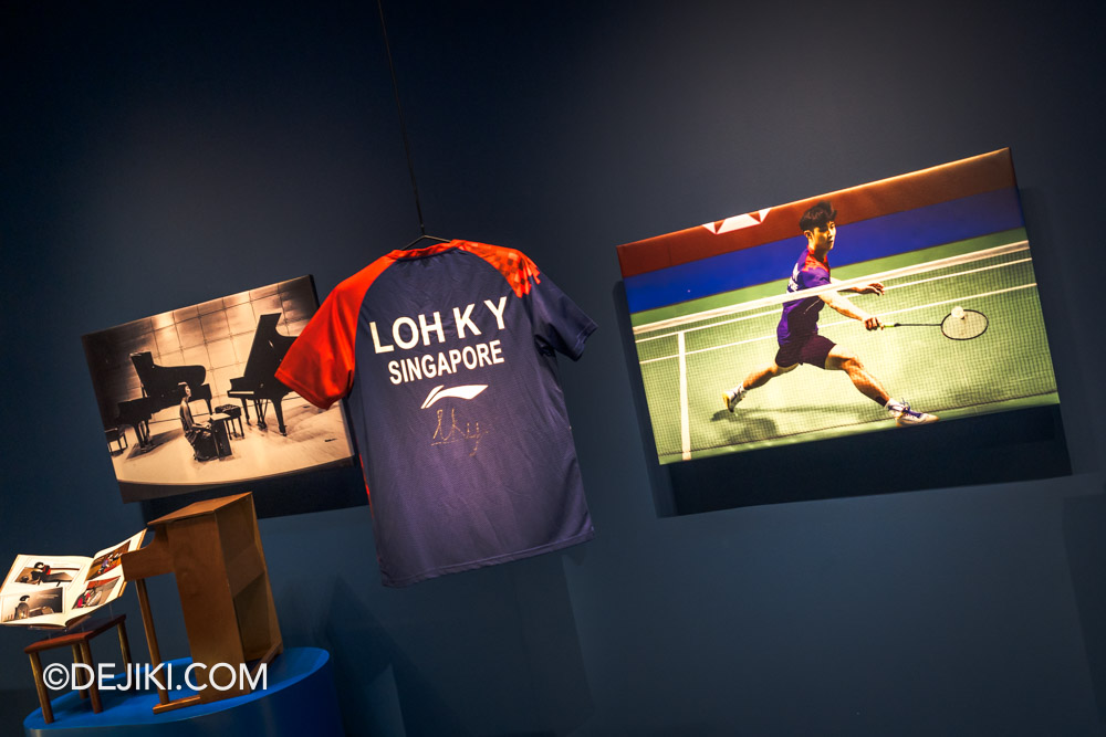 Once Upon a Tide at National Museum of Singapore 13 Chapter Four Flows of People National Athlete Loh Kean Yew