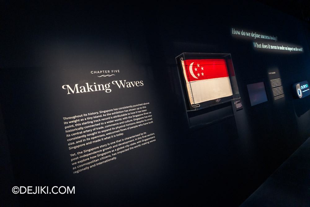 Once Upon a Tide at National Museum of Singapore 19 Chapter Five Making Waves intro