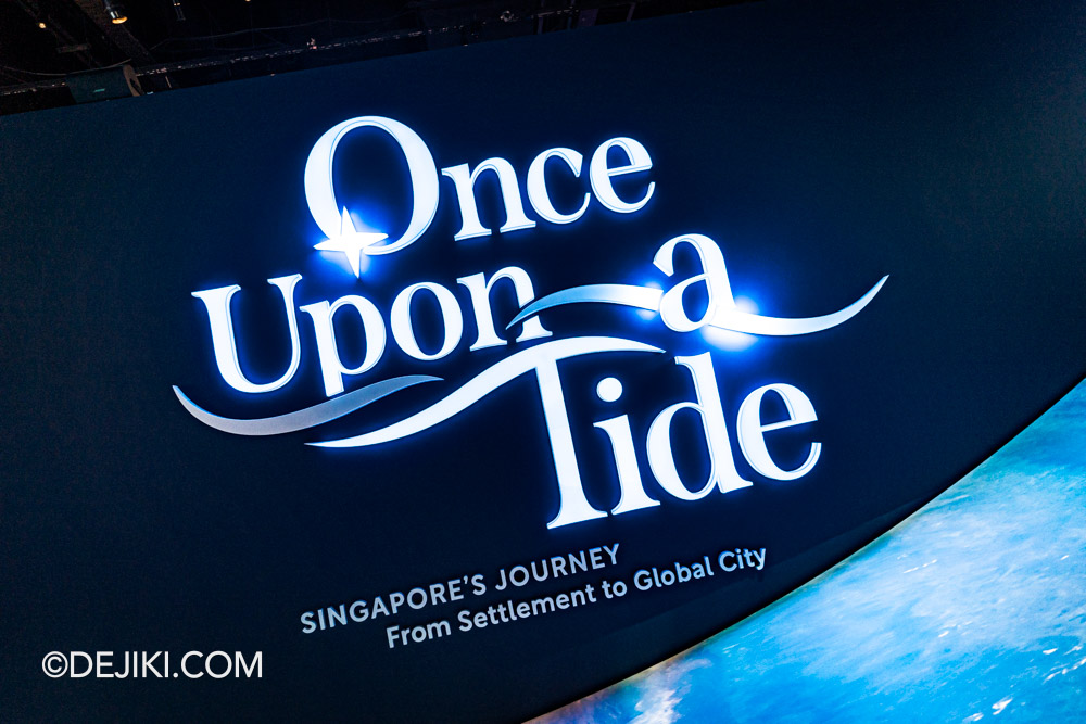Once Upon a Tide at National Museum of Singapore 2 Entrance Logo