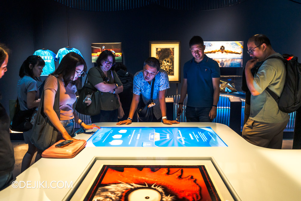 Once Upon a Tide at National Museum of Singapore 21 exhibition interactive games