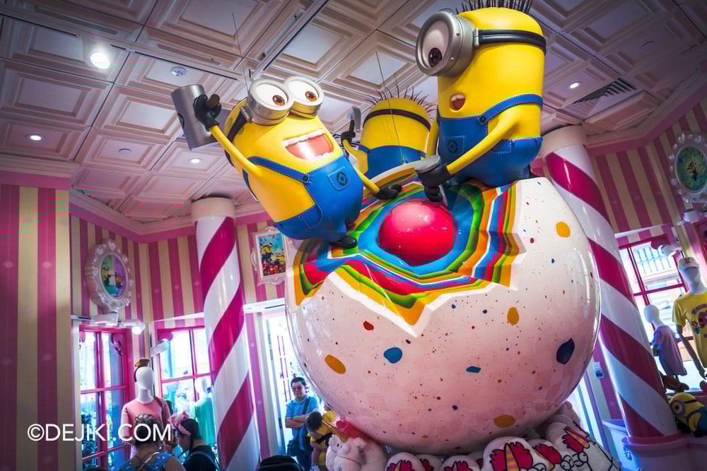 Universal Studios Singapore Minion Land Rides Minion Marketplace interior Sweet Surrender