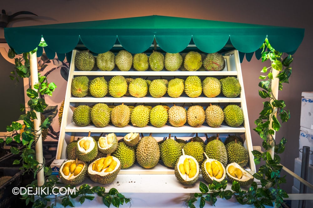 All Hail The King Durian Fest 2025 at Resorts World Sentosa Durian Stacks