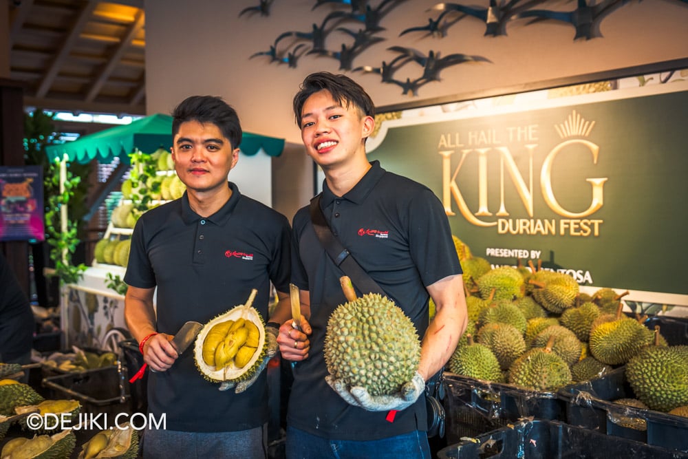 All Hail The King Durian Fest 2025 at Resorts World Sentosa Serving up Freshly Cut Durians