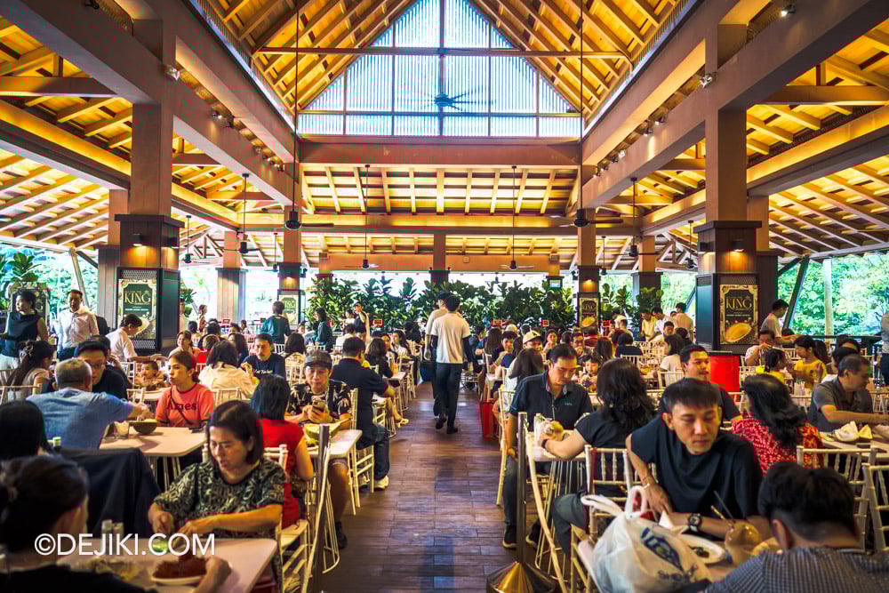 All Hail The King Durian Fest 2025 at Resorts World Sentosa The Bay Restaurant Interior Dining Space
