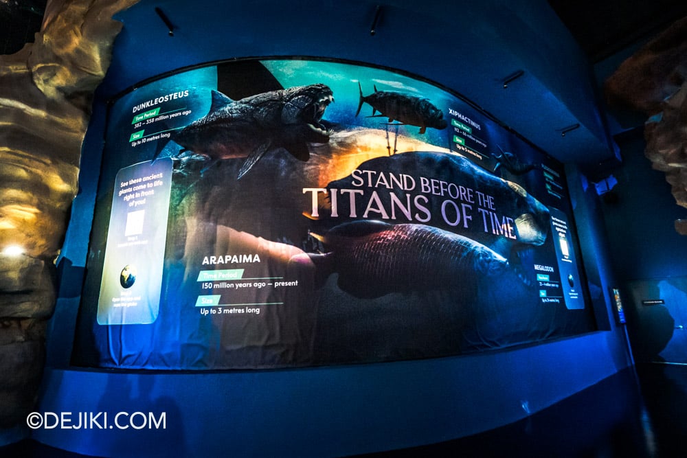 RWS Singapore Oceanarium Photo Tour 3 Ancient Waters Titans of Time upcoming Arapaima exhibit