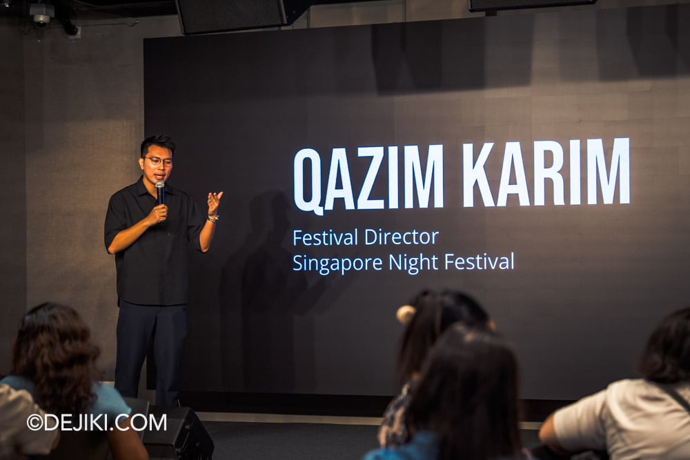 Singapore Night Festival 2025 Media Conference Opening Address by Festival Director Qazim Karim