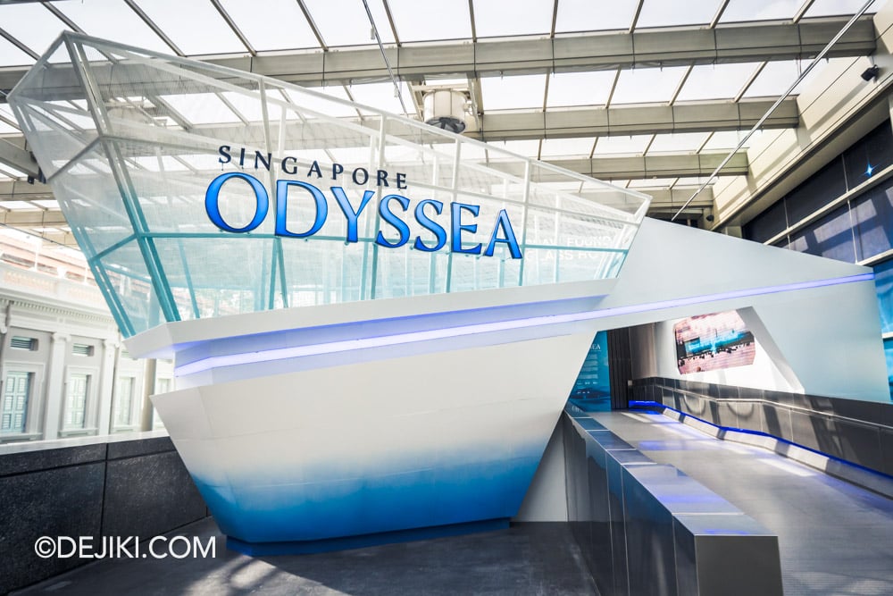 Singapore Odyssea at National Museum of Singapore 1 Exhibition Entrance arch