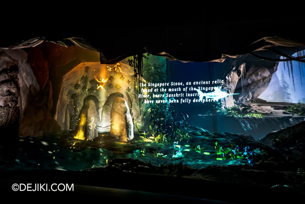 Singapore Odyssea at National Museum of Singapore 11 Episode 4 Shores of Singapura The Singapore stone