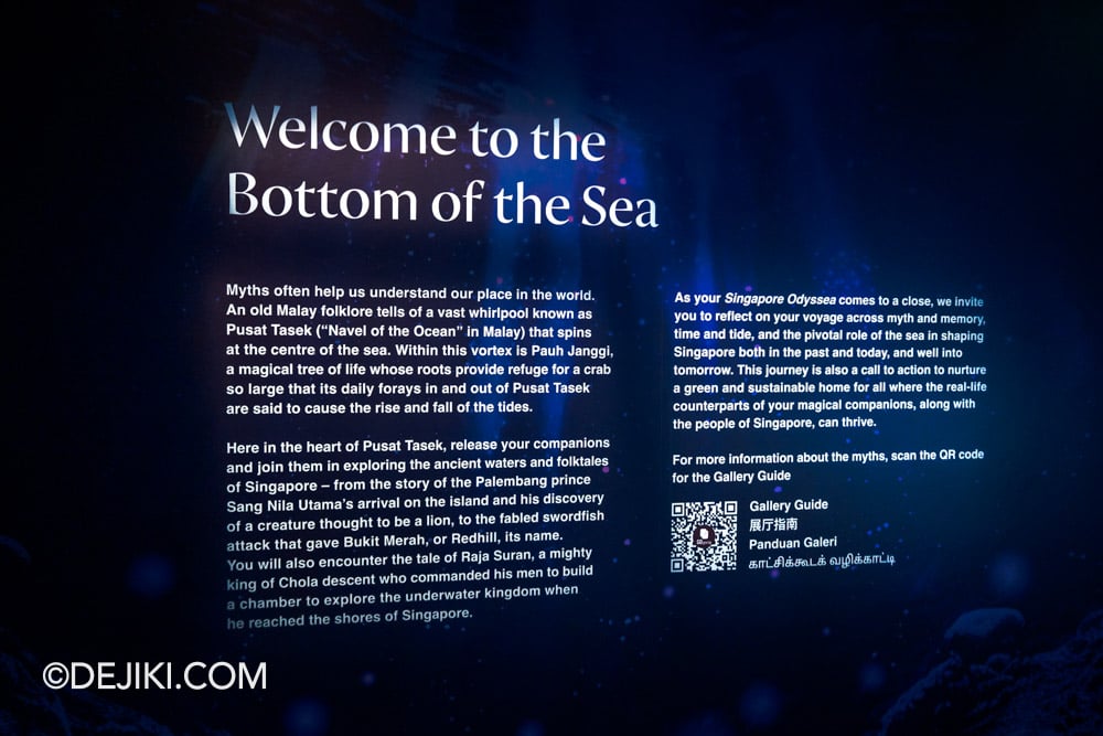 Singapore Odyssea at National Museum of Singapore 17 Finale at the Bottom of the Sea