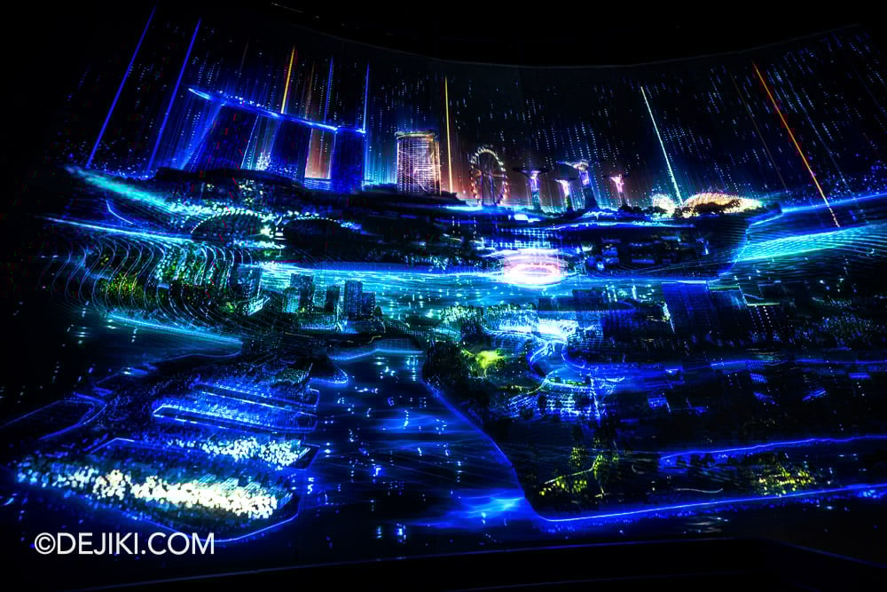 Singapore Odyssea at National Museum of Singapore 5 Opening Scene Glimpse of the Future