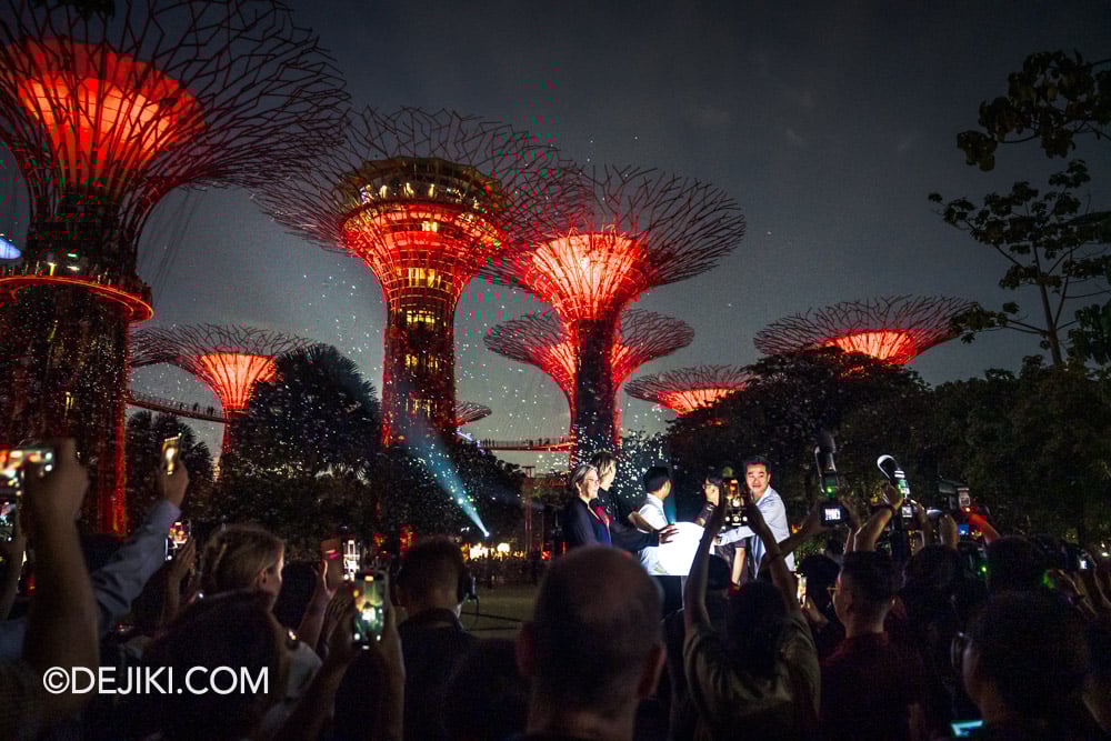 Southeast Asian debut of SPARK at Gardens by the Bay Singapore First Sparks at Launch Event Moment