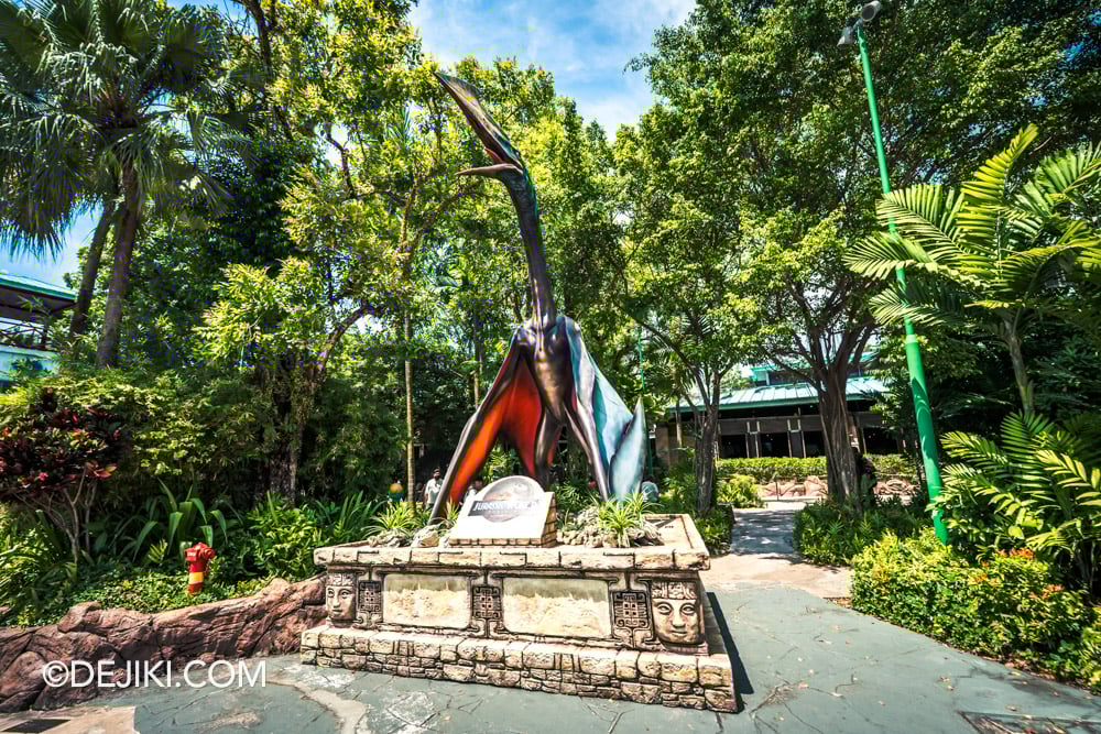 Universal Studios Singapore 2025 Summer Park Update Jurassic World Rebirth Quetzalcoatlus display