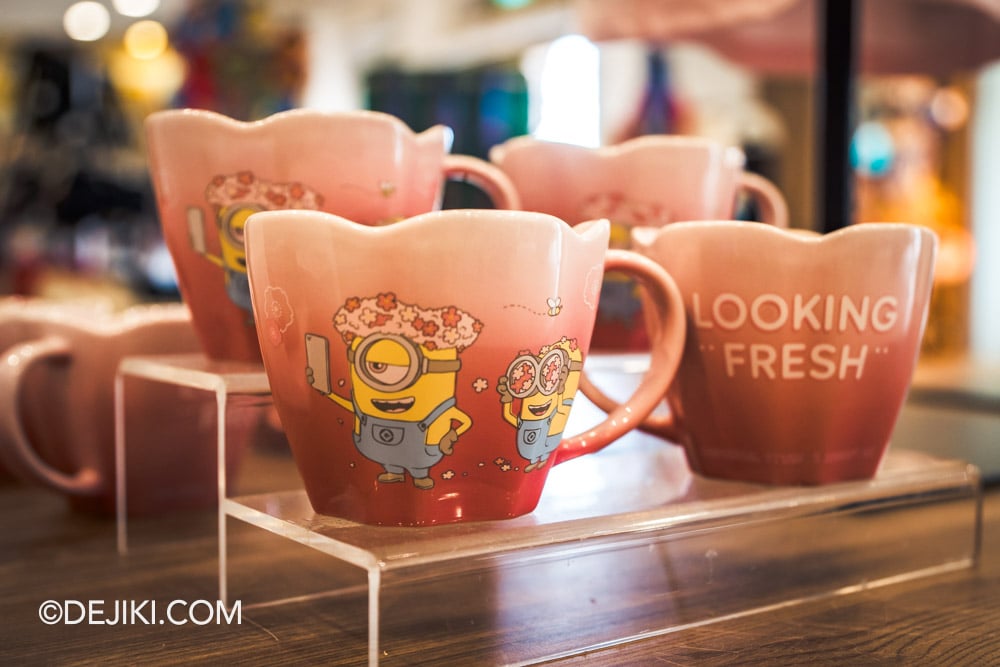 Universal Studios Singapore 2025 Summer Park Update Merchandise News Minion Sakura collection mug