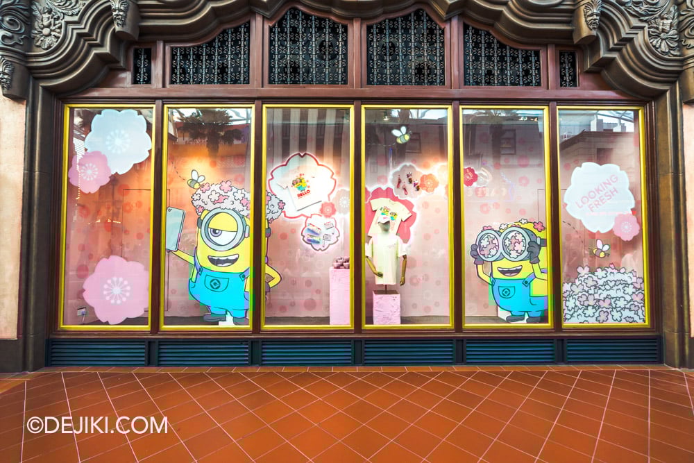 Universal Studios Singapore 2025 Summer Park Update Merchandise News Minion Sakura collection store display
