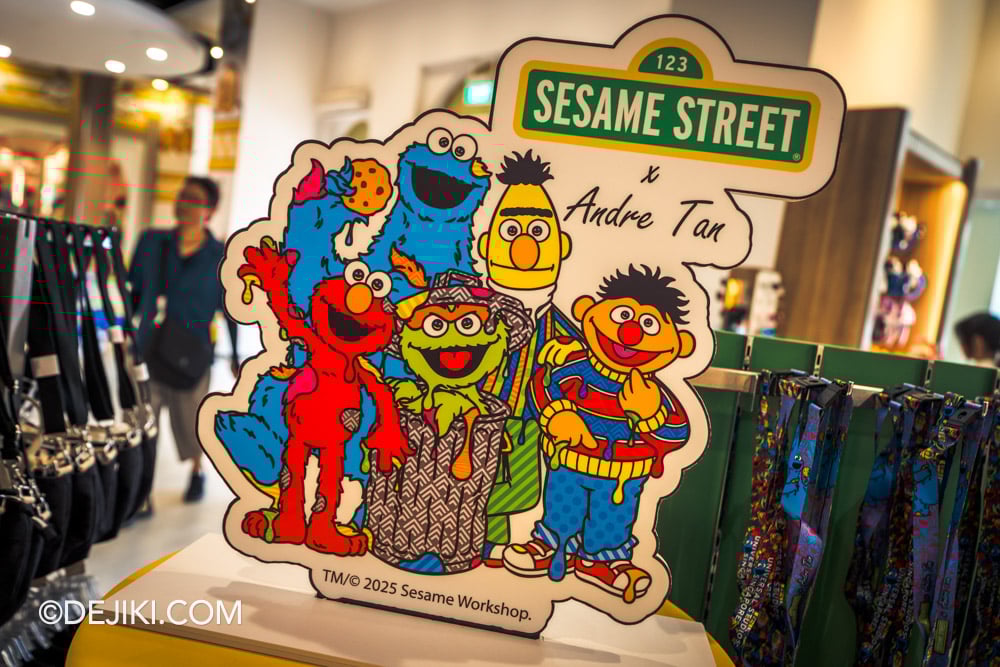 Universal Studios Singapore 2025 Summer Park Update Merchandise News Sesame Street 65 Andre Tan collection artwork
