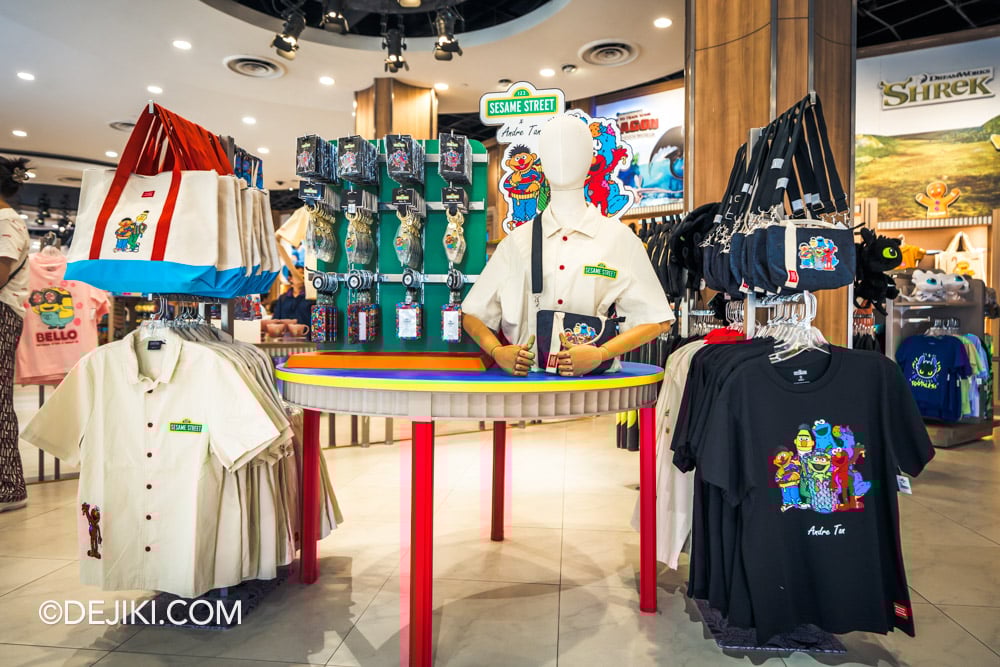 Universal Studios Singapore 2025 Summer Park Update Merchandise News Sesame Street 65 Andre Tan collection store display overview