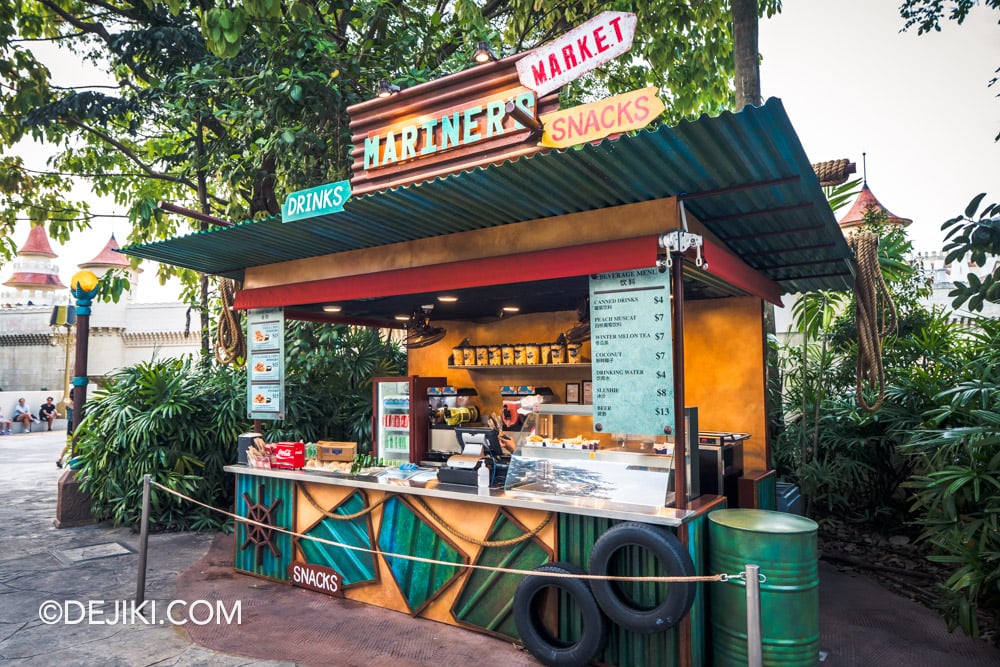 Universal Studios Singapore 2025 Summer Park Update Park Refurbishment Waterworld New Mariner Market Stall