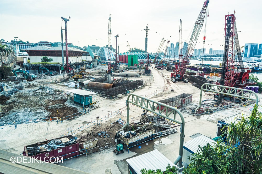 Universal Studios Singapore 2025 Summer Park Update Resort Expansion Demolition Work for Super Nintendo World