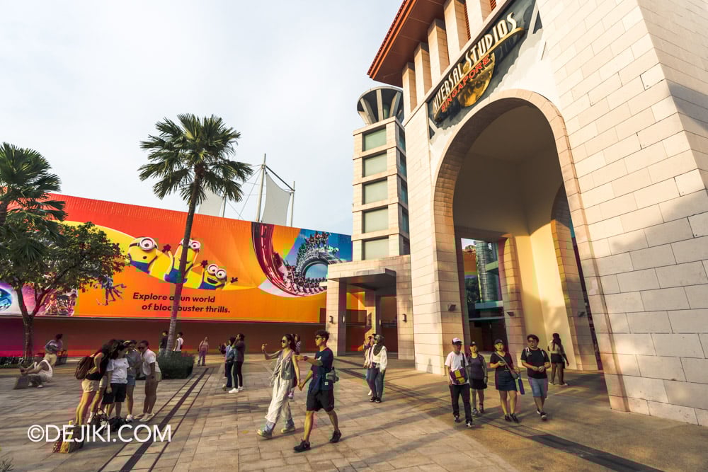 Universal Studios Singapore 2025 Summer Park Update Resort Expansion USS Park Entrance Buildings Demolition