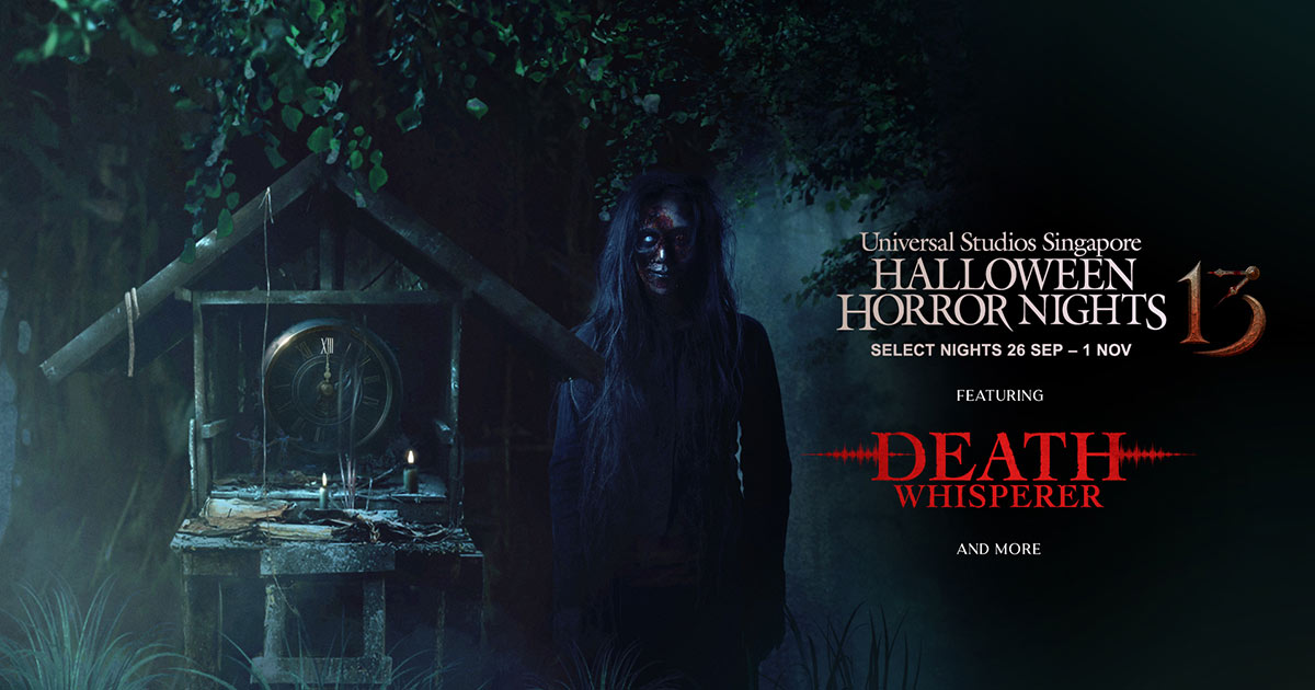 Universal Studios Singapore Halloween Horror Nights 13 2025 HHN13 Death Whisperer haunted house Universal Studios Singapore Halloween Horror Nights 13 2025 HHN13 Death Whisperer haunted house