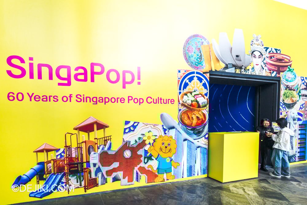 SingaPop 60 Years of Singapore Pop Culture 1 Exhibition Entrance