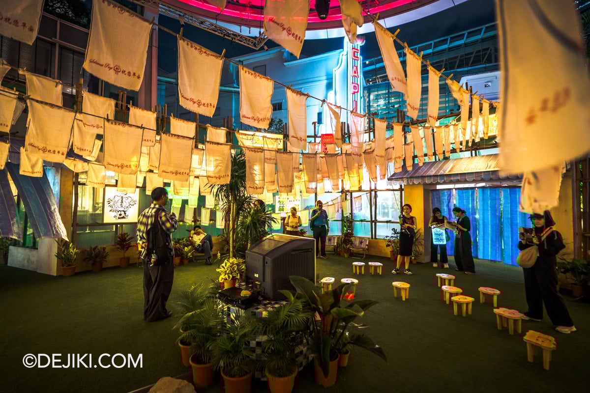 Singapore Night Festival 2025 Highlight Experience Kampong Chill inside the pavilion overview