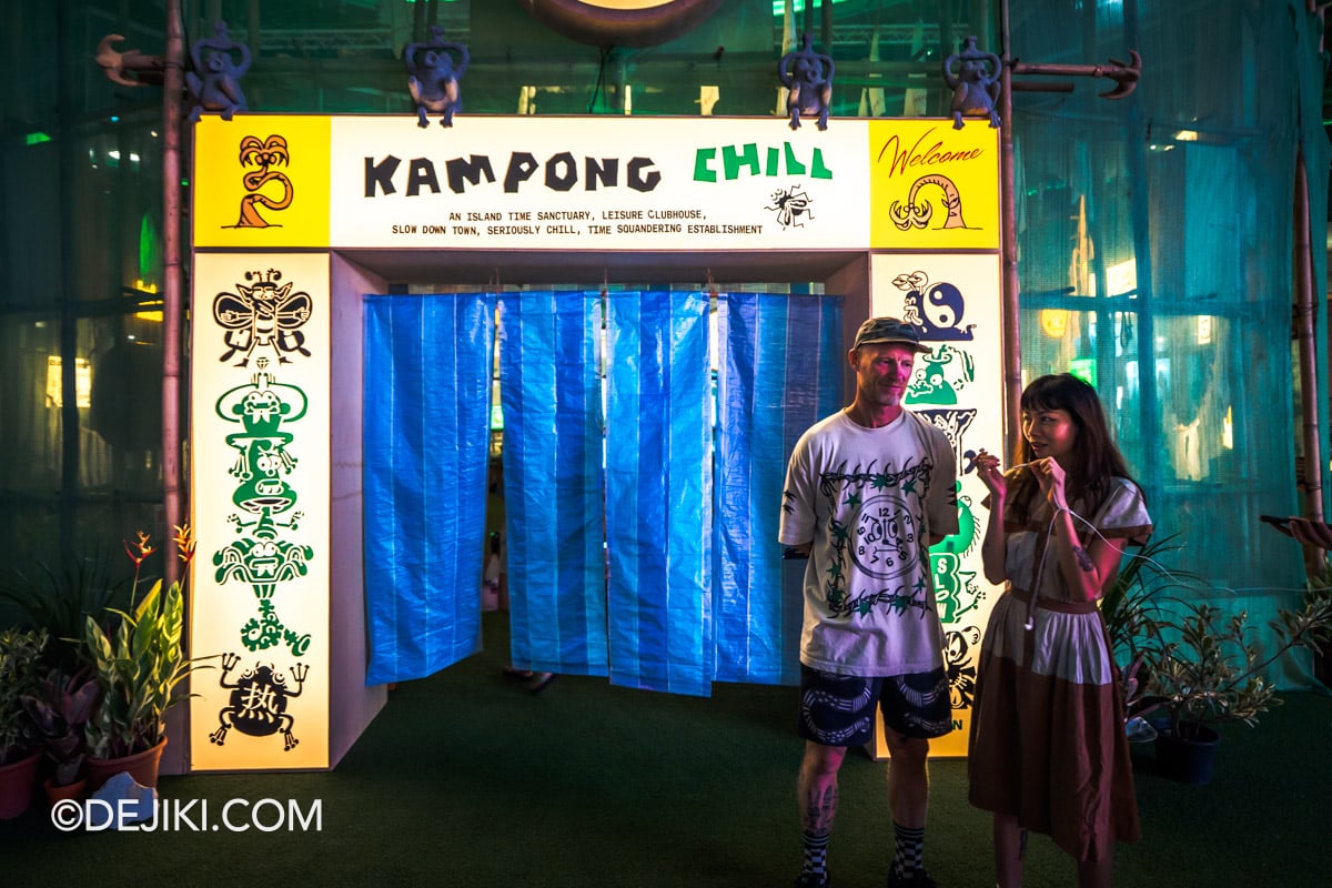 Singapore Night Festival 2025 Highlight Experience Kampong Chill introduced by Yok and Sheryo