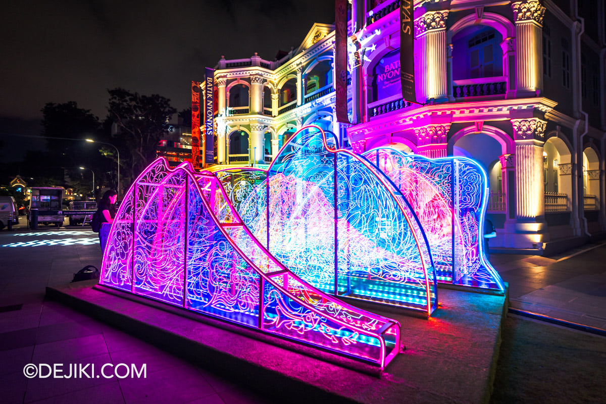 Singapore Night Festival 2025 Night Lights Peranakan Museum Stargazers Dreaming into the Past and Future by Space Objekt x Reza Hasni