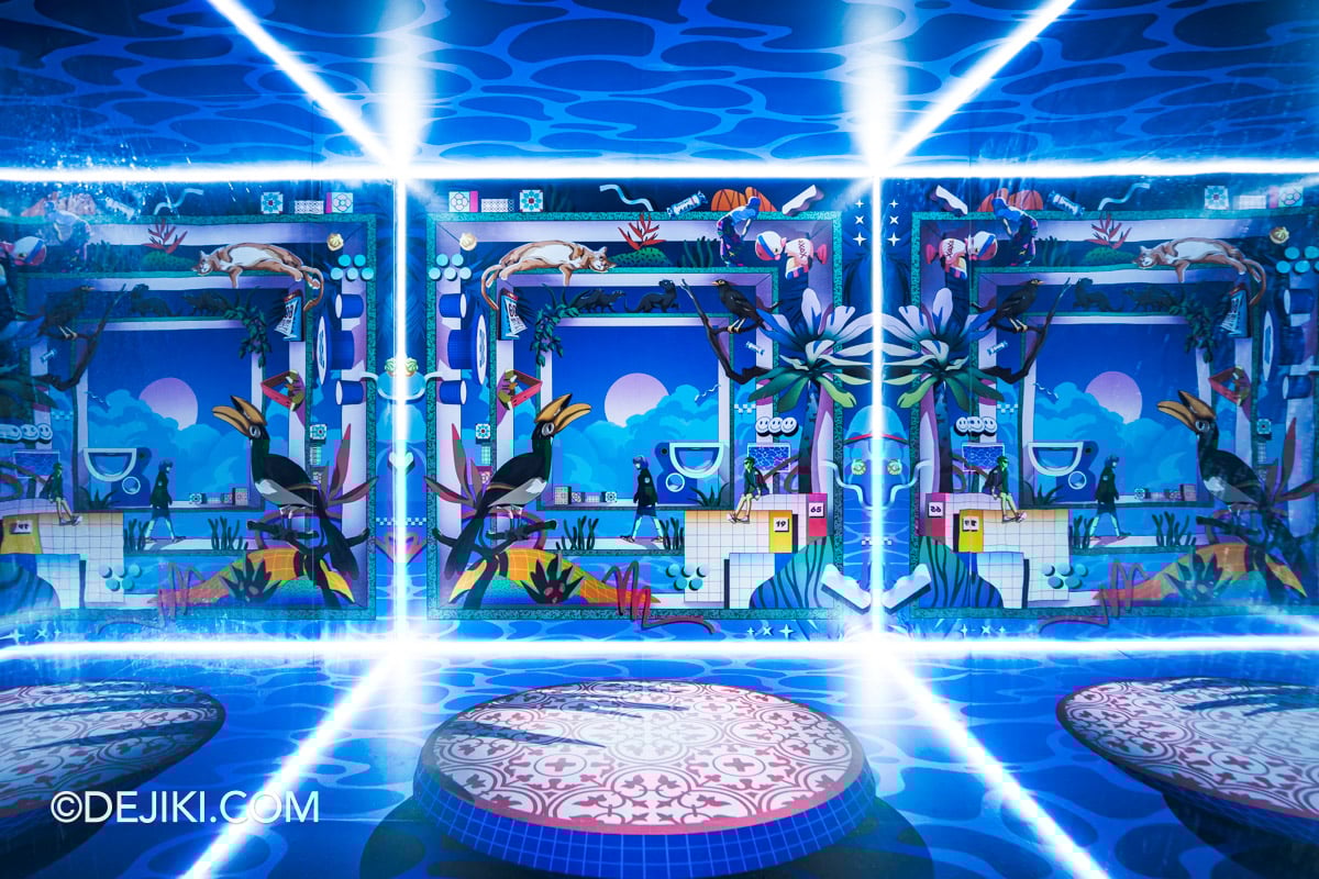 Singapore Night Festival 2025 Night Lights Two Sides of Our Island by LABSIXFIVE photo wall mirror room details
