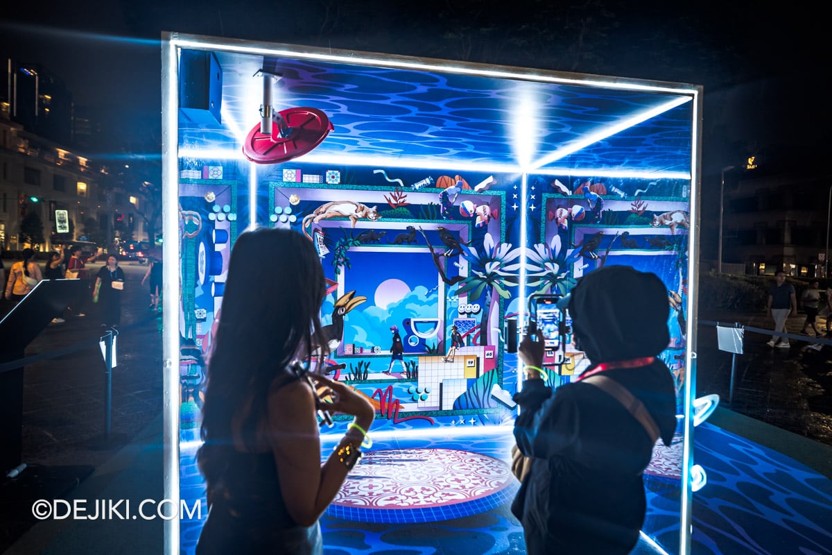 Singapore Night Festival 2025 Night Lights Two Sides of Our Island by LABSIXFIVE photo wall mirror room