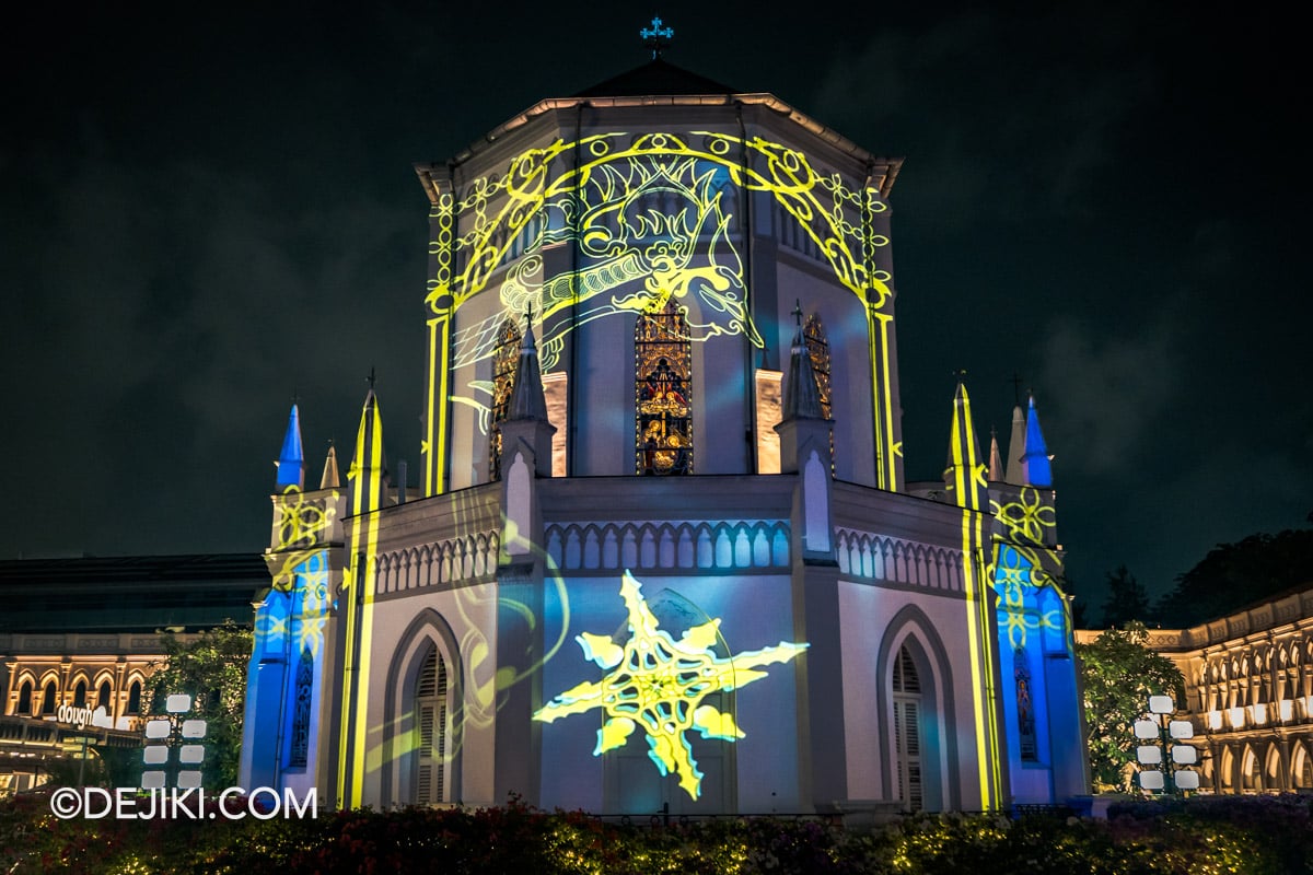 Singapore Night Festival 2025 Projection Mapping at CHIJMES Awakening by Tororo.aoi
