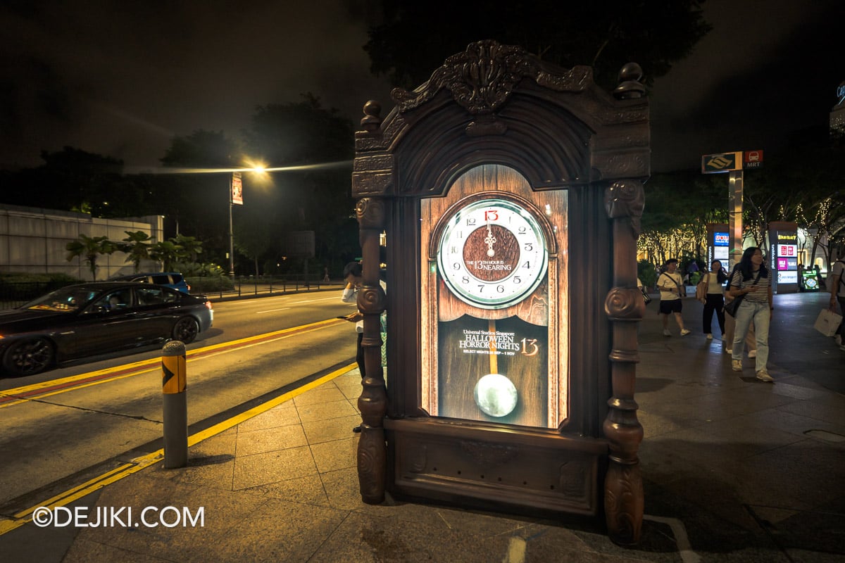 USS Halloween Horror Nights 13 Before Dark by Dejiki The Cursed Clock Counting Down to the 13th Hour