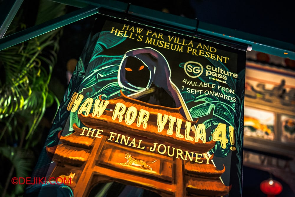 Haw Ror Villa 4 at Haw Par Villa Event Poster at Entrance