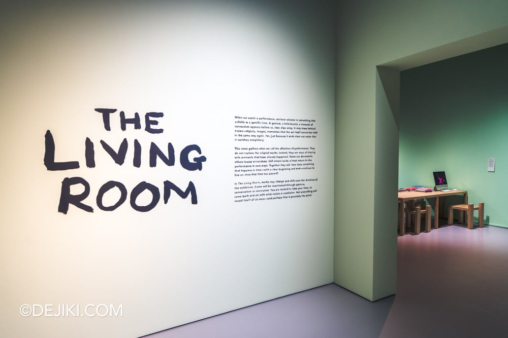 Singapore Art Museum SAM 2025 The Living Room exhibition entrance