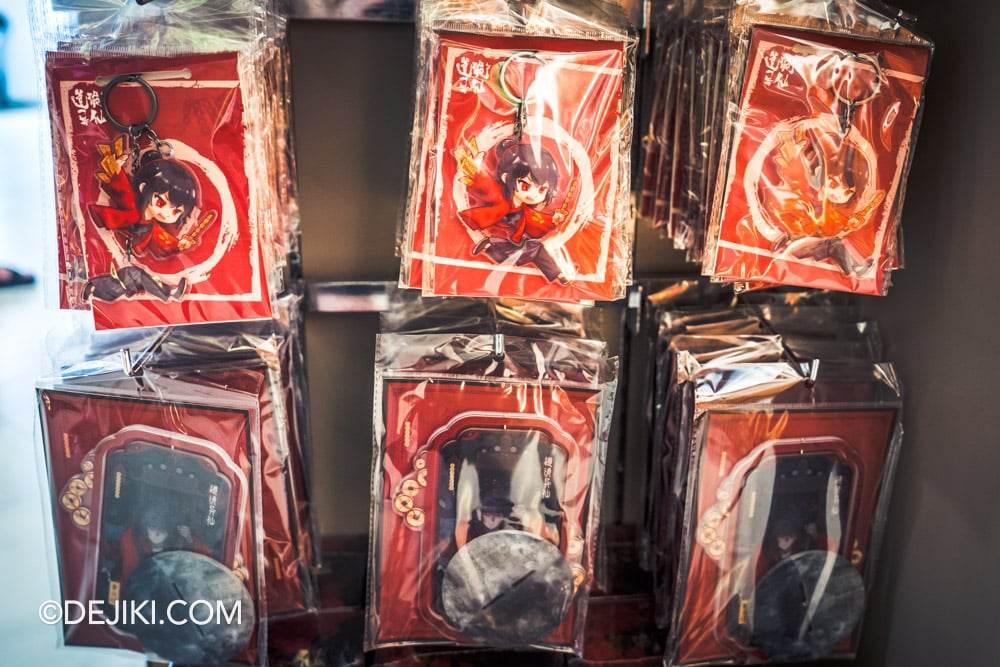 USS Halloween Horror Nights 13 Before Dark by Dejiki HHN13 Merchandise at Universal Studios Singapore The Unruly Immortals keychain and acrylic art stand
