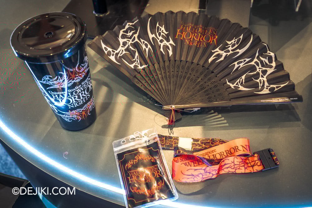 USS Halloween Horror Nights 13 Before Dark by Dejiki Universal Studios Store HHN13 merchandise tumbler fan and lanyard